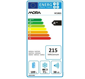 Mora VC 1821 spotřeba energie
